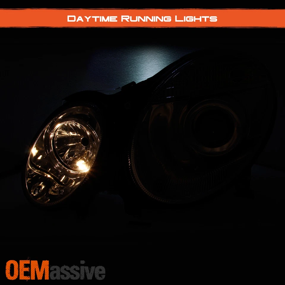 *Fits HID-D2S* For 2003-2009 Benz W211 E-Class Chrome Projector Headlights Pair - Изображение 3 из 4