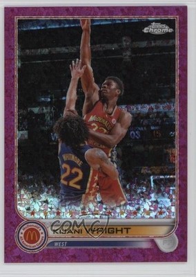 2022 Chrome McDonald's All American Fuchsia Refractor 15/150 Kijani Wright 1u5y