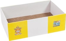 Timmy The Cat's Large Cat Scratcher Box Cardboard Scratch Pad Durable Cat Bed