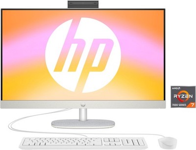 HP All-in-One PC 27-cr0211ng 27Zoll Ryzen 7 Radeon Graphics 1TB SSD weiß B-WARE