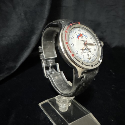 Vintage Vostok Amfibian Komandirskie 2414 Military Russian Watch - Picture 7 of 11