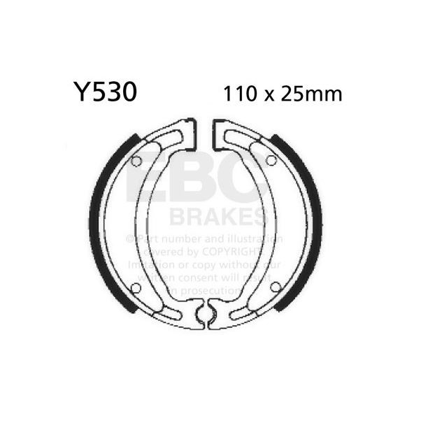 EBC Brake Shoe Set (5) 5 - Y530
