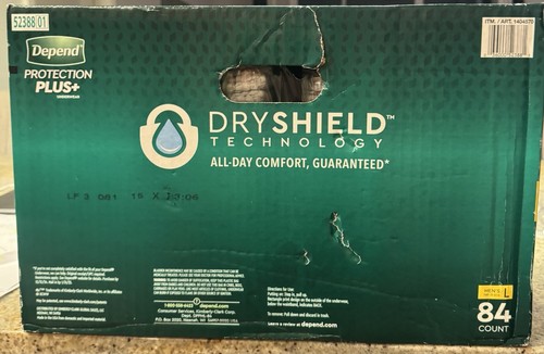 NEW Depend Protection Plus Ultimate Underwear for Men Large 84 Ct | Ultimate Ab - Picture 2 of 5