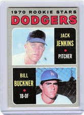 1970 Topps Dodgers Rookie Stars (Jack Jenkins / Bill Buckner) #286 *Description*