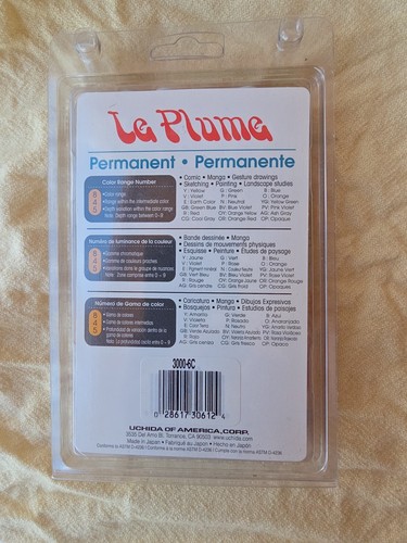 Marvy Uchida Le Plume Permanent Alcohol Based Markers Color Range Greens NIP - Picture 5 of 5
