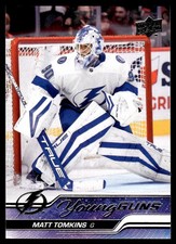 2023-24 Upper Deck Young Guns Matt Tomkins Rookie Tampa Bay Lightning #470