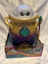 Magic Mixies Magical Misting Cauldron with Interactive 8 inch Blue Plush Toy