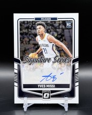 2024-25 Panini Donruss Optic Yves Missi Signature Series SS-MIS Rookie Auto