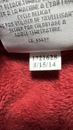 Restoration Hardware RH Luxury Plush Spa Robe Bathrobe Burgundy/Red Sz M - Picture 11 of 12