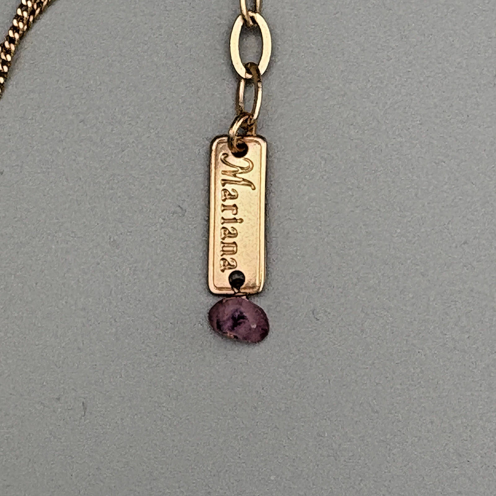 Mariana Cross Necklace Swarovski Crystal Lavender Purple Opalescent