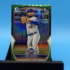2023 Bowman Chrome Prospects Green Grass Refractor /99 Jose Peroza José #BCP-149