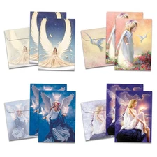 Tree-Free Greetings Angel All Occasion Card Assortment, 5 x 7 Inches, 8 Cards