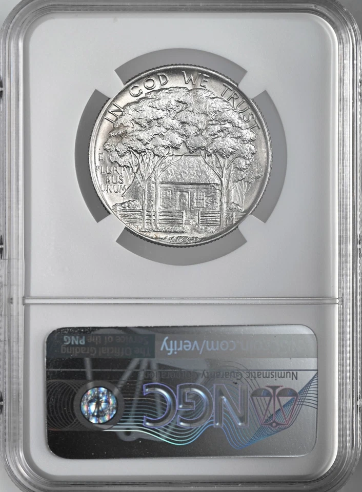 1922 50C GRANT SILVER HALF DOLLAR NGC UNC DETAILS "CLEANED" #8405243-013 - Image 4 of 4