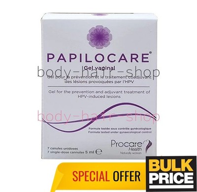 Papilocare Vaginal Gel 7 x 5ml Single-Dose Cannulas Exp. 2028