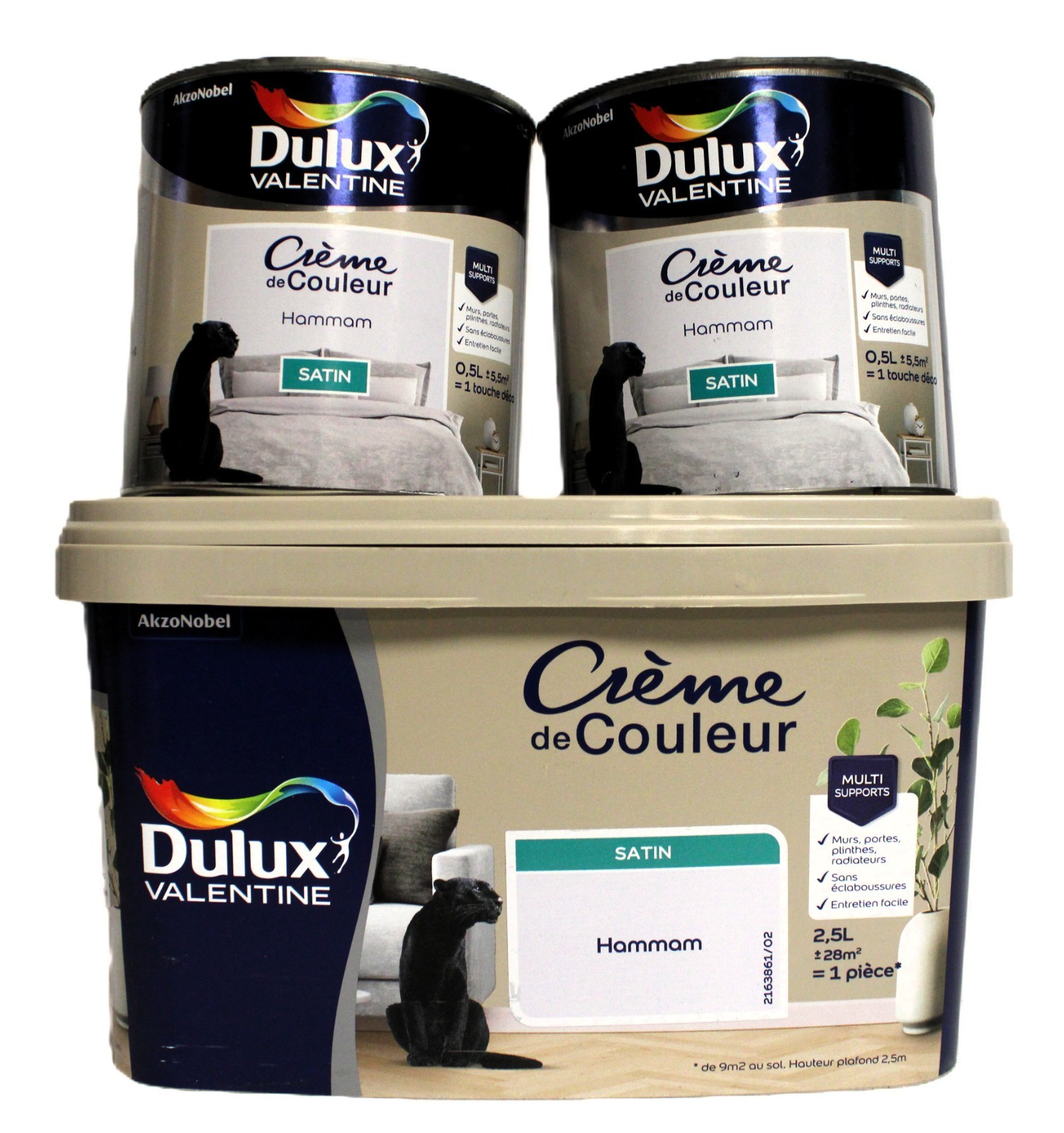 Peinture DULUX VALENTINE Hammam Anti Traces Rénovation Facile