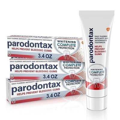 Paradontax Complete Protection Teeth Whitening Toothpaste for Bleeding Gums,...
