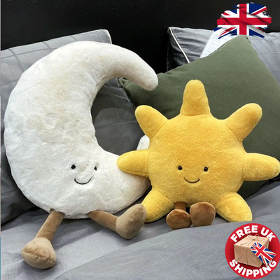 Smile Moon Sun Plüschtier UK - süßes Cartoon Stofftier Kinderzimmer Sofa Kissen