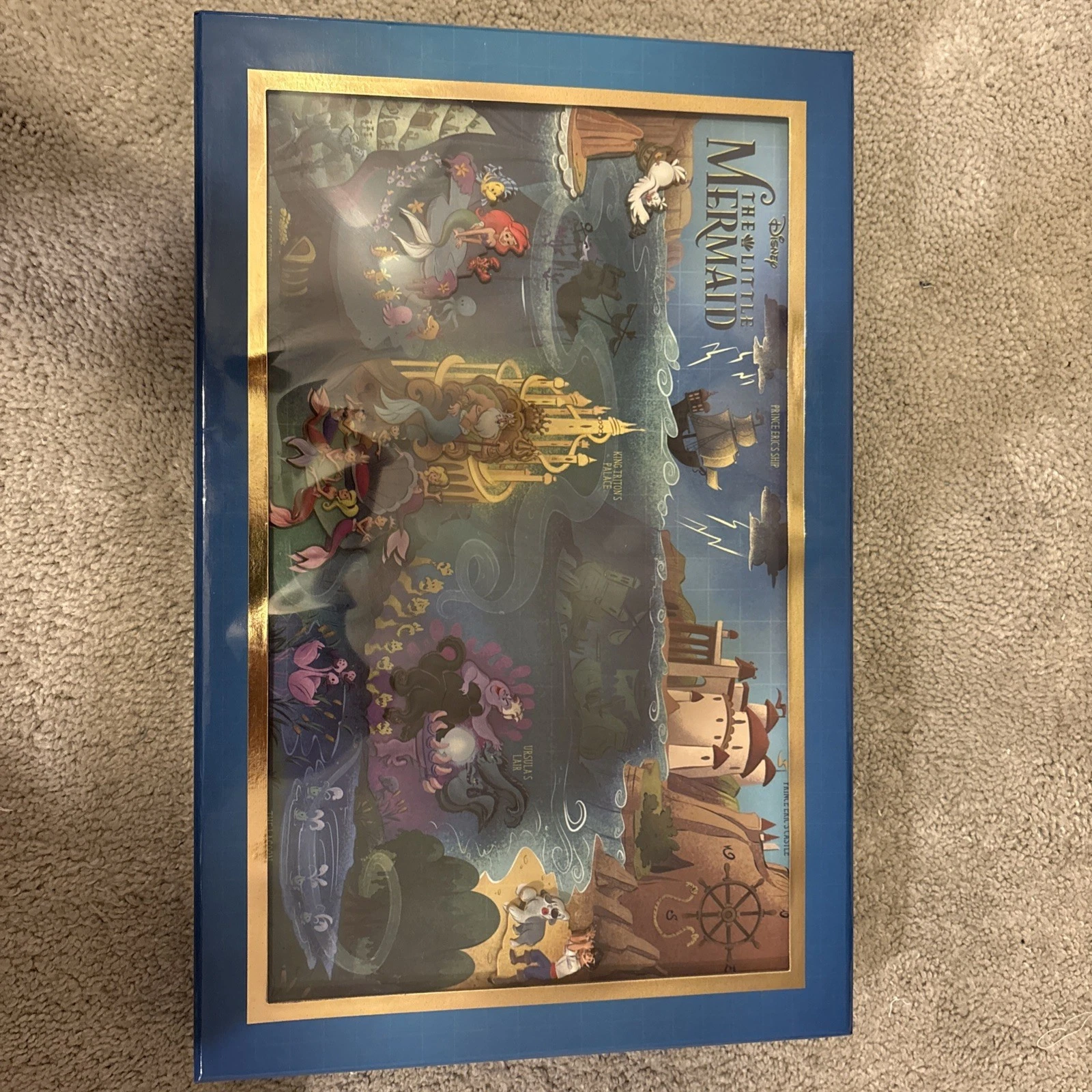 Disney The Little Mermaid D23 Expo 2024 MOG WDI Maps Pin Box Set Ariel