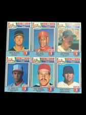 CHEF BOYARDEE BASEBALL UNCUT Sheet Cards 1988 McGwire Ripken David Morris