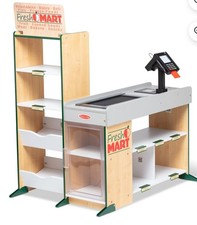 Melissa Doug, Fresh Mart Pretend Grocery Store, Kids Cash Register with