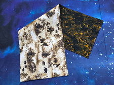 Handmade Quilted Table Runner sepia wildlife animals bears trees lodge cabin