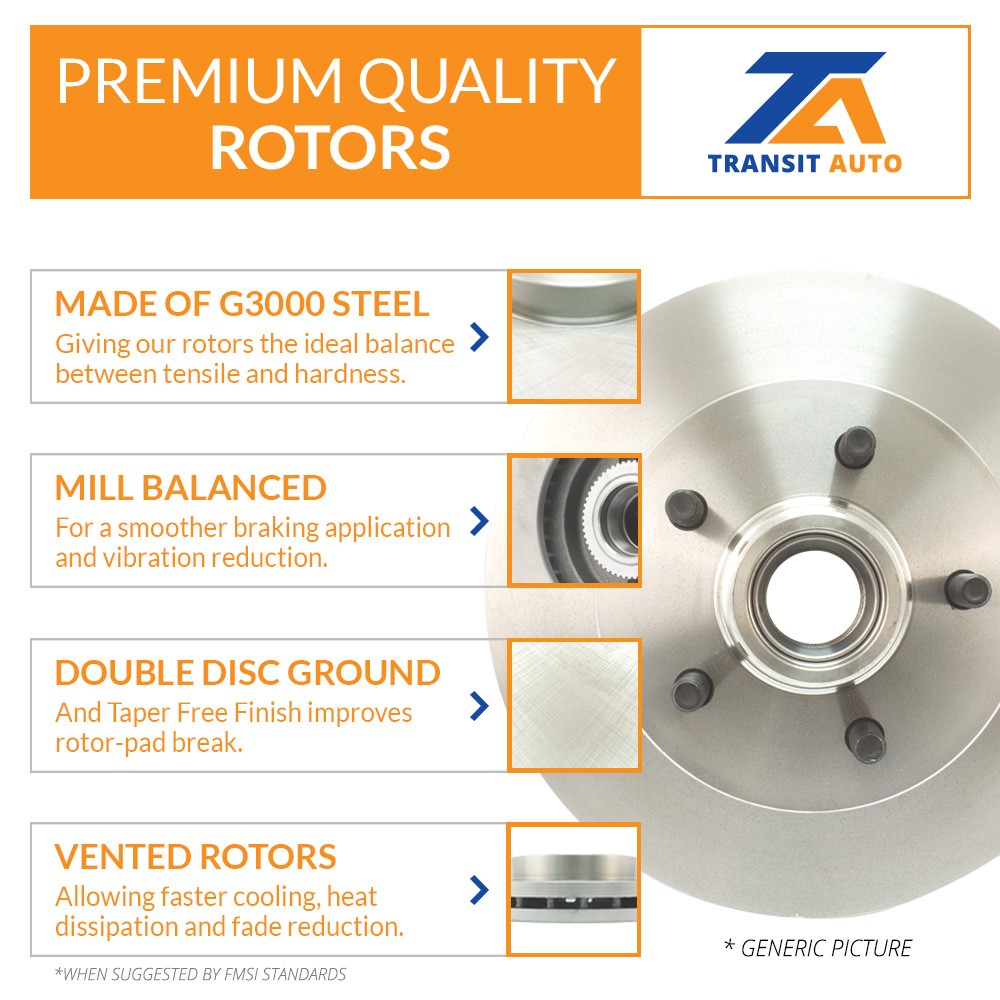 EBC Premium Front Rotors (295x33mm) | 94-99 Dodge Ram 1500 2WD Pick-up 3.9 main image 1