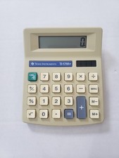 Vintage Texas Instruments TI-1795 Plus Desktop Solar Powered Calculator - Works
