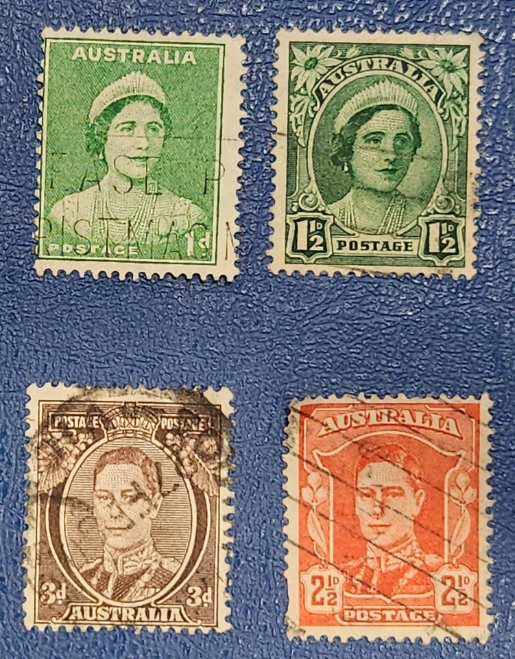 13 Vintage Postage Stamps Australia 1930-60's - Image 2 of 3