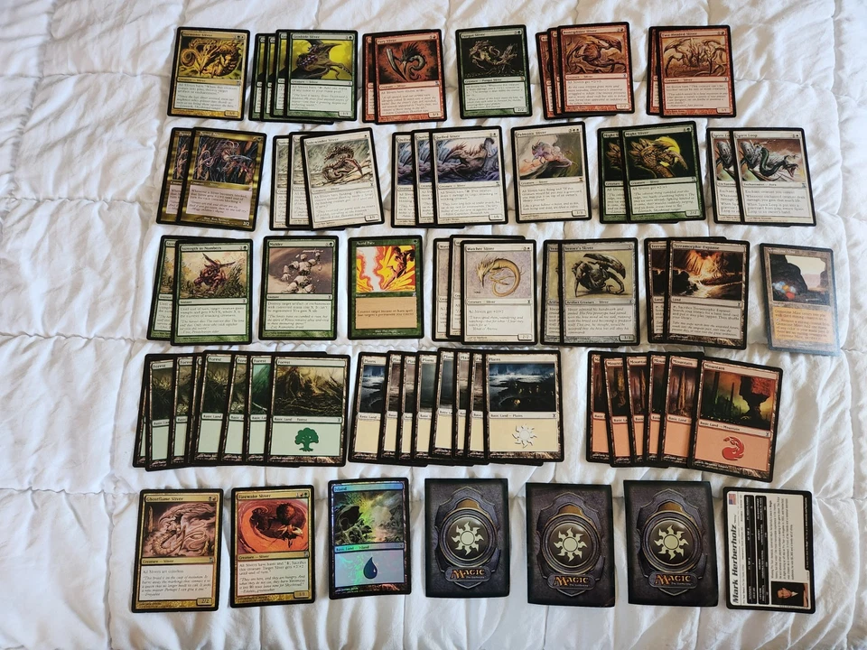 Magic The Gathering -Time Spiral- Sliver Evolution Deck- Complete And Sorted - Image 2 of 4