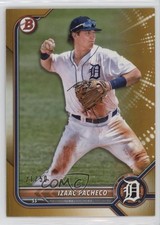2022 Bowman Prospects Gold Border 21/50 Izaac Pacheco #BP-106 c2a