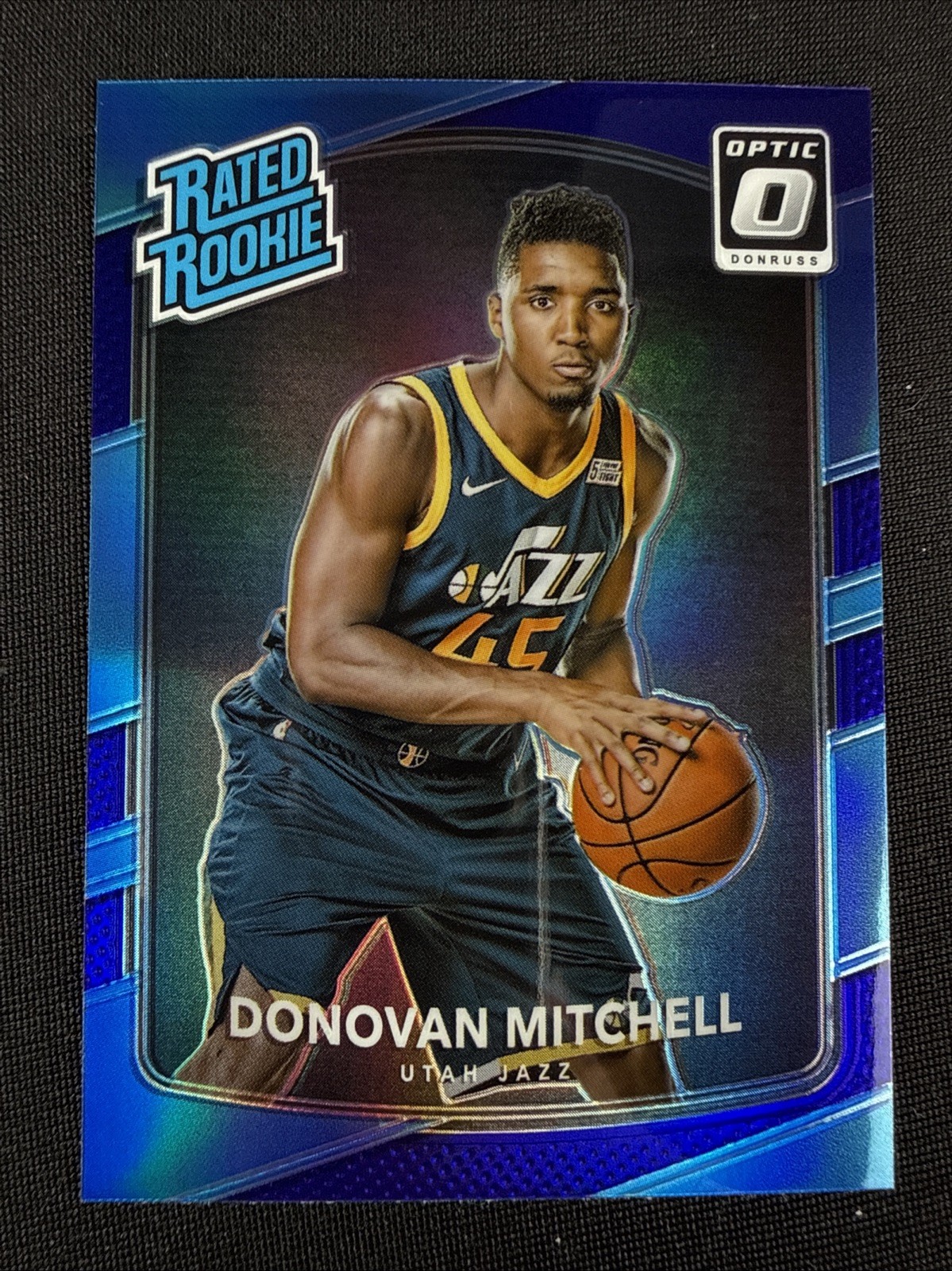 Donovan Mitchell Rated Rookie RC 2017-18 Donruss Optic Purple Prizm #188