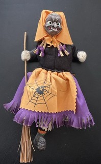 Fasnet doll Ravensburg witch Mardi Gras figure carnival