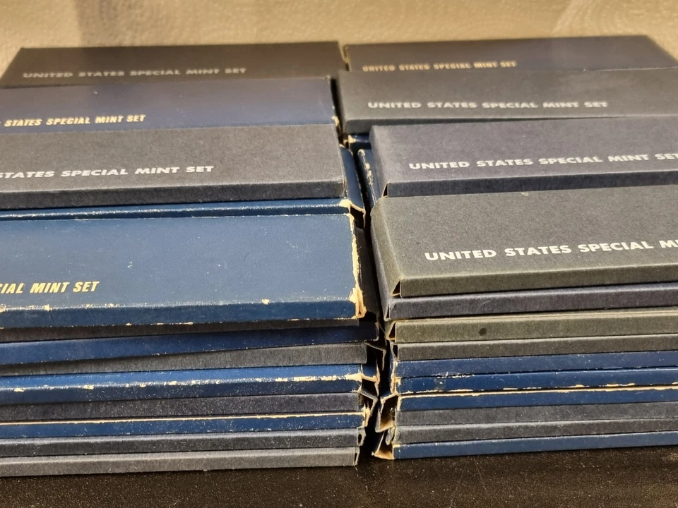 Lote de (79) juegos de prueba 1966 conjunto de prueba especial de Estados Unidos como nuevo SMS en embalaje OGP Foto 2 de 4