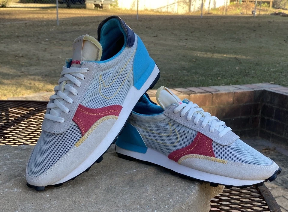 ❤️🩵US 7-Nike Daybreak "Fútbol Gris Cloro Azul" DA7729 003 WN Entrenador Foto 2 de 4