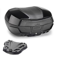 Givi V58NB2 Bauletto 58LT Schwarz Mit Piastra FüR BMW R 1200 GS 2016-2018
