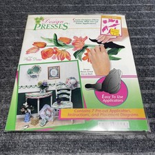Stamps 8 Design Presses Tulips 17111 Pre-Cut Foam Applicator Kit Back Street NEW