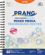 Prang (Formerly Art Street) Mixed Media Journal, Heavyweight, 8.5" X 11", 60 She