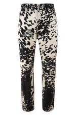 Men s Natural Hair-On Cowhide Leather Pants Western Style Straight Leg Trousers