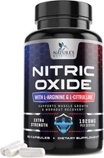 Nitric Oxide Booster Extra Strength - L Arginine 3X Strength Nitric Oxide Suppor