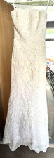 W1/white One Mermaid Wedding Dress, Size 0-2, Beige, Used/excellent Condition.