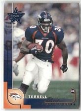 2000 LEAF ROOKIES & STARS #28 TERRELL DAVIS DENVER BRONCOS