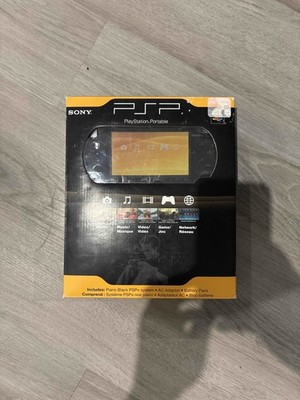 Sony PlayStation Portable PSP Black Console (PSP-2001) Brand New