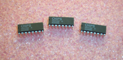 QTY (29)  N82C402A CHIPS & TECH 16 PIN DIP VGA CLOCK SYNTHESIZER  NOS 1 TUBE