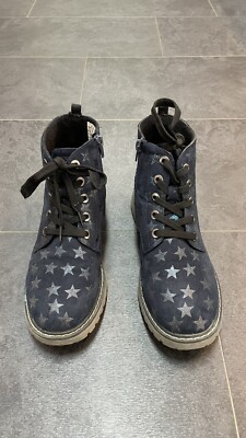 Kinderschuhe Boots Mädchen Gr. 38 Young Spirit blau