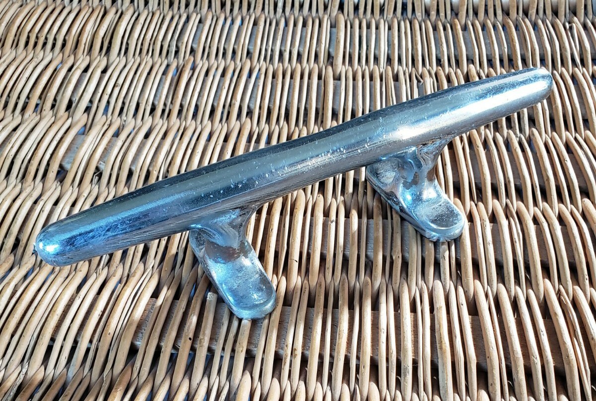 Vintage Chromed Bronze 10 inch Herreshoff Cleat Salvage eBay