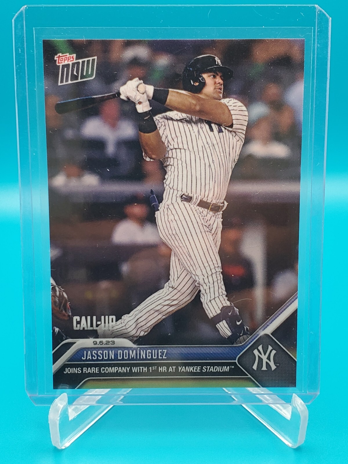 âš¾ 2023 Topps Now Baseball Base Card #827 Jasson DOMINGUEZ - First HR âš¾