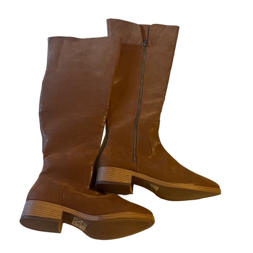 Maurices brown knee high zip side new without tags boots size 9 M - Picture 3 of 7