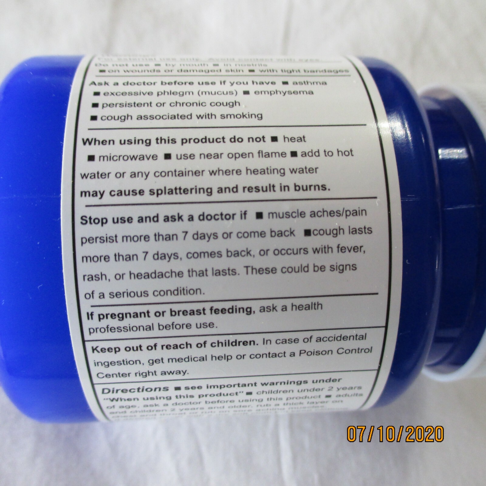 CAREALL Medicated Chest Rub Cough Suppressant Nasal Decongestant 3.53