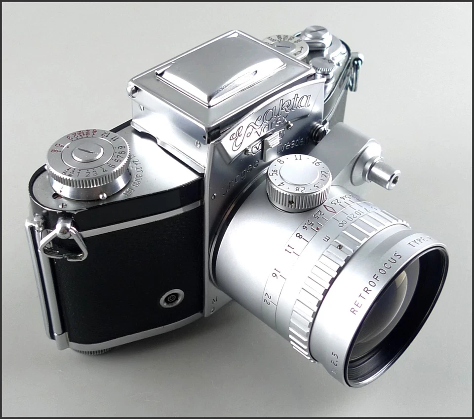 Slr 35mm Ihagee Exakta Varex VX Objectif Angenieux Paris R1  2,5/35mm Retrofocus - Photo 2/4