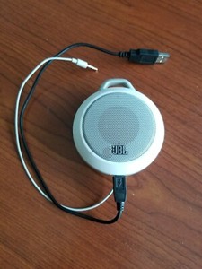 JBL Micro II Ultra-Portable Multimedia Speaker White -Wired
